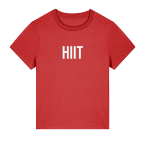 Ladies Red HIIT T Shirt